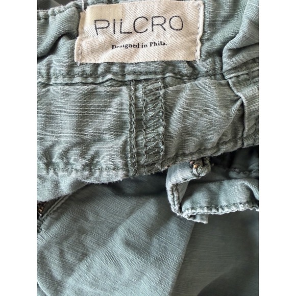 Anthropologie Highrise Army Green Parachute Shorts Size 26 - Picture 5 of 7
